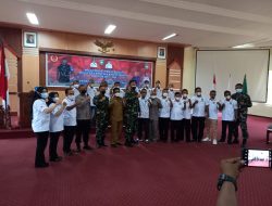 Danrem 162/WB Lantik dan Kukuhkan Pengurus Pertina Kabupaten Sumbawa Periode Tahun 2021-2024