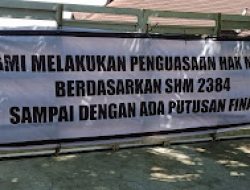 Gonjang-ganjing Soal Lahan, Pemilik Segel Kantor Samsat Sumbawa!