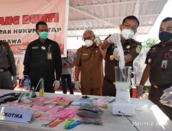 Sah!, Kejari Sumbawa Musnahkan BB Sabu senilai 1,5 Milyar