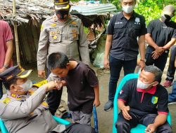 Sambangi Ridwan Pemulung Sampah, Kapolres Batu Bara Belikan Sepeda dan Sekolahkan Anaknya