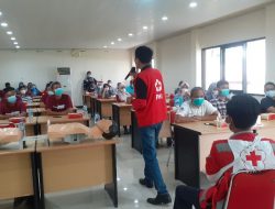 PMI Pasuruan Gelar Simulasi Kesiapsiagaan Bencana di UPDL PLN Pandaan