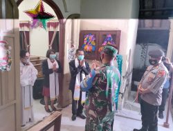 Petinggi TNI Polri di Lotim Cek Pos Pelayanan Nataru dan Gereja