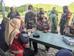 Brimob Kompi 2 Yon B Berpartisipasi Donor Darah Peringati Hari Juang Kartika TNI AD