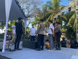 Polisi Bubarkan Gelaran Perhelatan Live Musik di Senggigi Lombok Barat