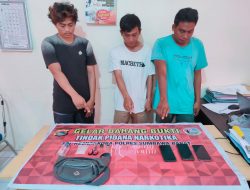 Tim Opsnal Resnarkoba Polres KSB Ringkus Tiga Orang Pelaku Tindak Pidana Narkoba