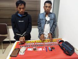 Tim Opsnal Sat,resnarkoba Polres Lombok Barat Tangkap 2 Orang Pengedar Narkoba
