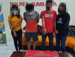 Sat Narkoba Polres Sumbawa Amankan Pasutri & Dua Rekanya Lantaran Menguasai Narkoba