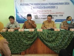Pemdes Sermong Gelar MusrenbangDes dalam rangka penetapan RKPDes Tahun 2022