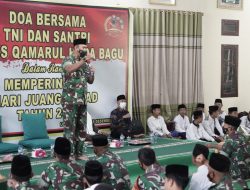 Puncak Peringatan Hari Juang TNI AD ke-76, Korem 162/WB Gelar Doa Bersama di Ponpes Qamarul Huda Bagu
