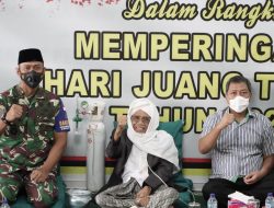 Puncak HUT, TNI-AD ke-76, Korem 162/WB Gelar Doa Bersama di Ponpes Qomarul Huda