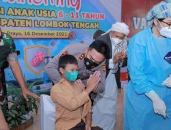 Polda NTB Gelar Vaksinasi Usia 6 – 11 Tahun, 240.281 Dosis vaksin Disiapkan