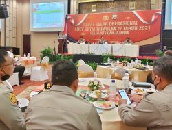 Polda NTB Gelar Anev GKTM Ke-IV 2021, Gangguan Kamtibmas Menurun 30 Persen