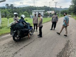 Polsek Maluk Laksanakan KRYD Cegah Kriminalitas