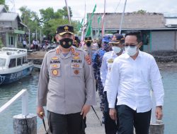 Kapolda NTB & Bupati Resmikan Pembagunan Jembatan DiLombok Timur