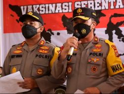 Kapolres Loteng Mendampingi Wakapolda NTB Cek Vaksinasi Serentak