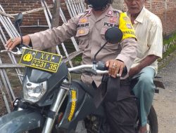 Bhabinkamtibmas Polres Bima Kota Antar Jemput Warga Vaksin