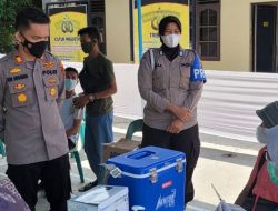 Polsek Medan Helvetia Kebut Target Vaksinasi Covid-19