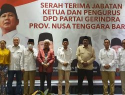 Pathul Bahri Resmi jadi  Pimpin Gerindra Untuk NTB