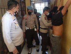 Akhir Tahun, Wakapolres Bima Kota Riksa Kondisi Tahanan