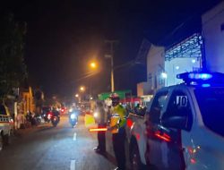 Satlantas Polres Bima Kota Patroli jelang Malam Tahun Baru 2022
