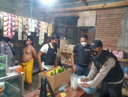 Polsek Hu’u Laksanakan Razia Miras Antisifasi Katibmas akhir Tahun