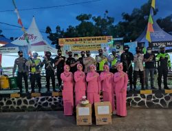Kunjungan Kapolres KSB Bersama Ibu Bhayangkari di Posyan Poto Tano