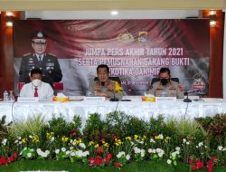 Polda NTB Gelar Laporan Akhir Tahun Sekaligus Musnahkan Barang Bukti