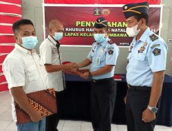 Hadiah Hari Natal, Delapan WBP Lapas Sumbawa Besar Peroleh Remisi