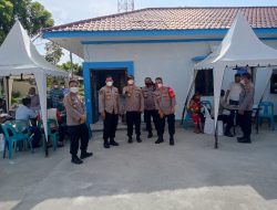 Direktur Samapta Polda Sumut Tinjau, Gebyar Vaksinasi Di Polres Serdang Bedagai