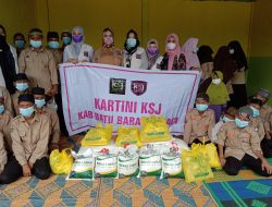 Kapolres Batubara Bersama Kartini KSJ Salurkan Bantuan Sembako di Panti Asuhan AT-Thohiriyah