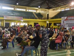 Serbuan Vaksinasi Yonif 8 Mar Untuk Masyarakat Kabupaten Langkat