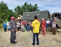 Sinergi serbu Vaksinasi Covid-19 di Kab. Langat, Ini Langkah Yonif 8 Marinir Harimau Putih