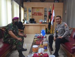 Komandan Batalyon Infanteri 8 Marinir Kunjungi SPN Hinai Polda Sumut