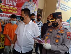 Kapolres Batu Bara ungkap Kasus Penganiayaan dan Pengrusakan Mobil Yang Viral di Medsos