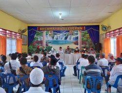 Yonif 8 Marinir Ikuti Rapat Koordinasi Percepatan Target Vaksinasi Covid-19 di Kecamatan Sei Lepan