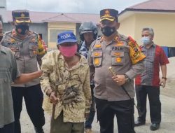 Kapolres Batu Bara Aspresiasi Lansia 74 Tahun Mengikuti Vaksin di Klinik Polres Batu Bara