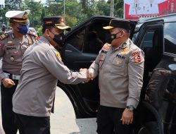 Kapolres Batu Bara Sambut Ketua Tim Supervisi Karo Jianstra Sops Polri