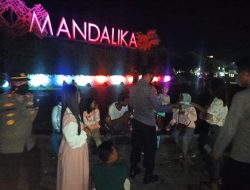 Polsek Kuta Mandalika Kondusifkan Perayaan Malam Tahun Baru
