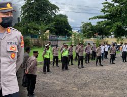 Kapolsek Tanjung Beri Ucapan kepada Personil yang Naik Pangkat