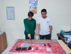 TIM opsnal ResNarkoba Polres Sumbawa Barat Tangkap Pengedar Shabu