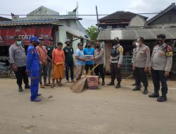 Polsek Kawasan Mandalika Beri Bantuan Terhadap Korban Banjir Dusun Awang