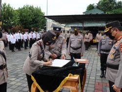 Kapolresta Pimpin Apel Kenaikan Pangkat & Sertijab Kapolsek Lingsar