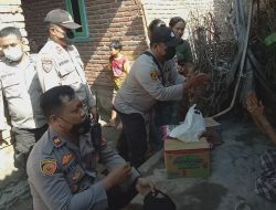 Polsek Praya Timur Laksanakan Bansos ke Lansia
