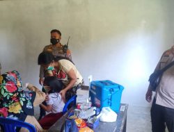 polsek Mandalika Kembali Laksanakan Pengamanan Giat Vaksinasi Murid SD