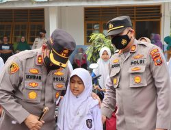 Kapolres Bersama PJU Dan Kapolsek Lima Puluh, Cek Pelaksanaan Vaksinasi