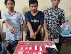 TIM Opsnal Subdit II Dit Narkoba Polda NTB Tangkap 3 Pengedar Asal Masbagek.