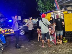 Polsek Sumbawa Laksanakan Patroli Blue Light Tingkatkan Kantibmas