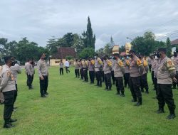 Bhabinkamtibmas Polsek Inti Kota Terima Arahan Wakapolres Bima Kota