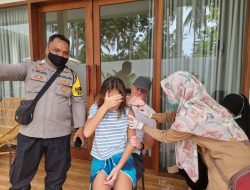 Polsek Kawasan Mandalika, Polres Loteng Percepat  Vaksinasi Anak Usia 6-11 Tahun