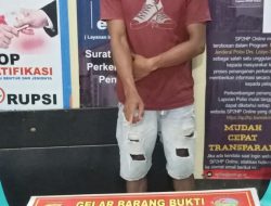 Sat Resnarkoba Polres Dompu Tangkap  Pelaku Tidak Pidana Narkotika